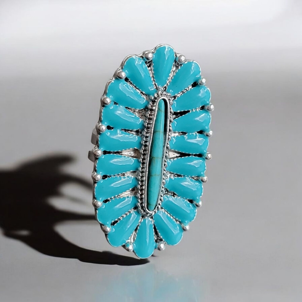 Turqoise And Silver Ring